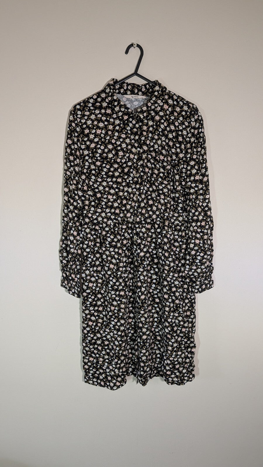 Tu Women's Floral Dress - Black - Size 10
