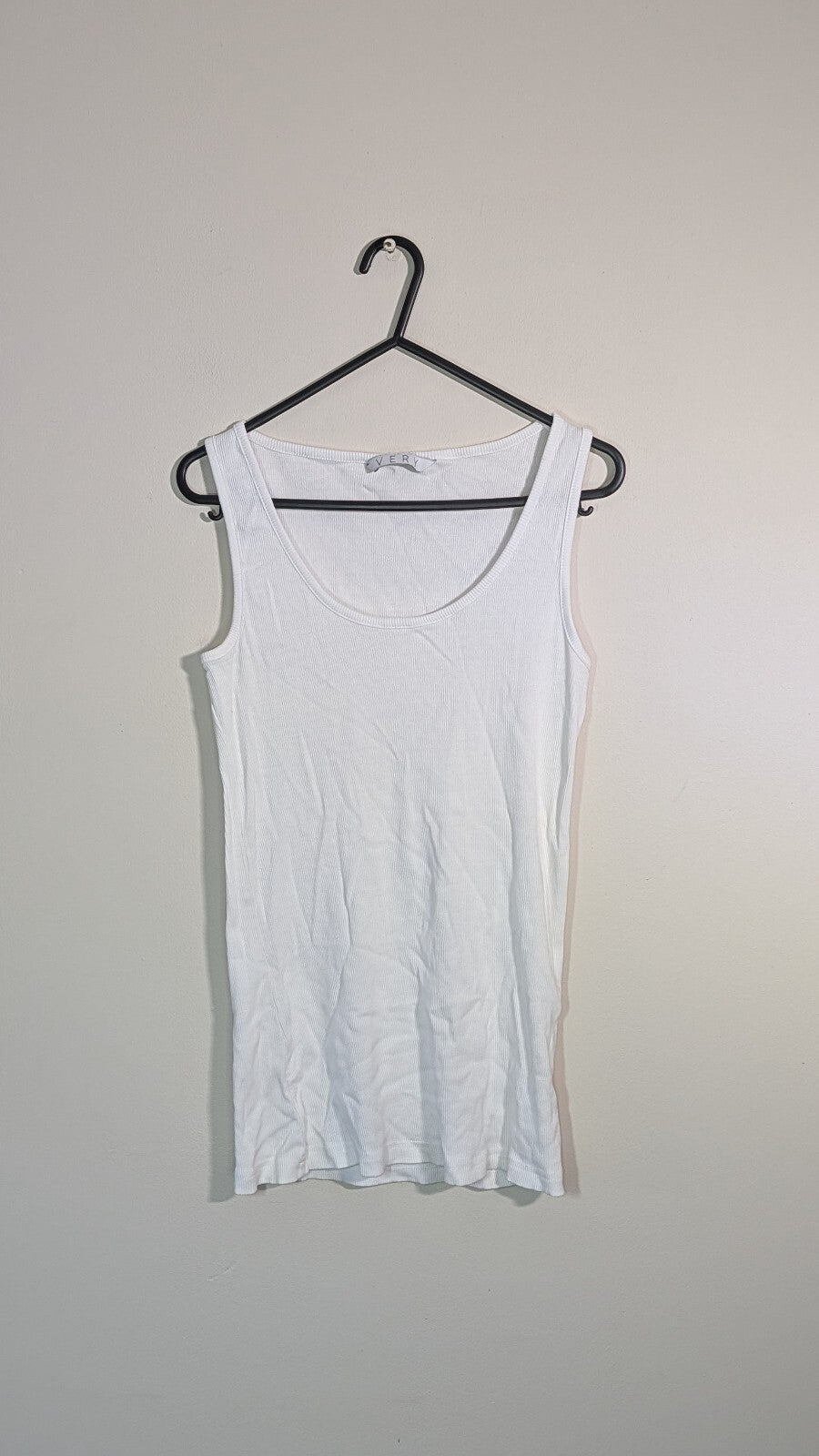 Very Women's Vest T Shirt - White - Size 12