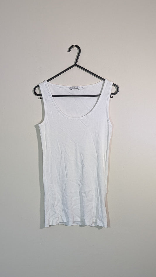 Very Women's Vest T Shirt - White - Size 12