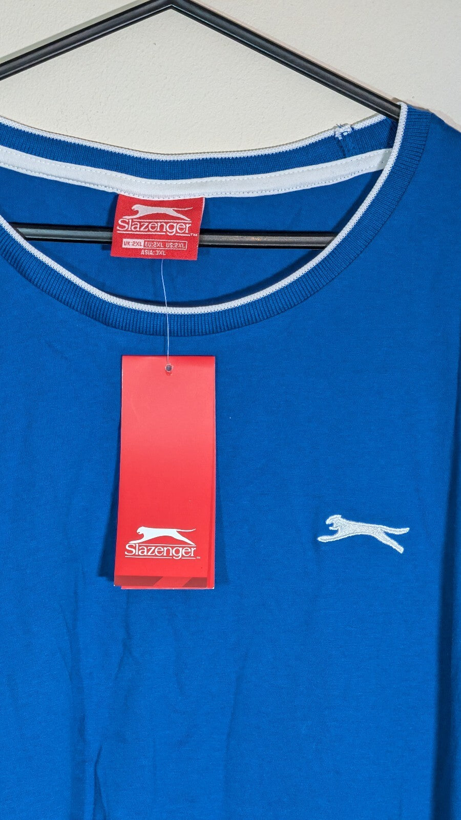 Slazenger Men's T Shirt - Blue - Size XXL