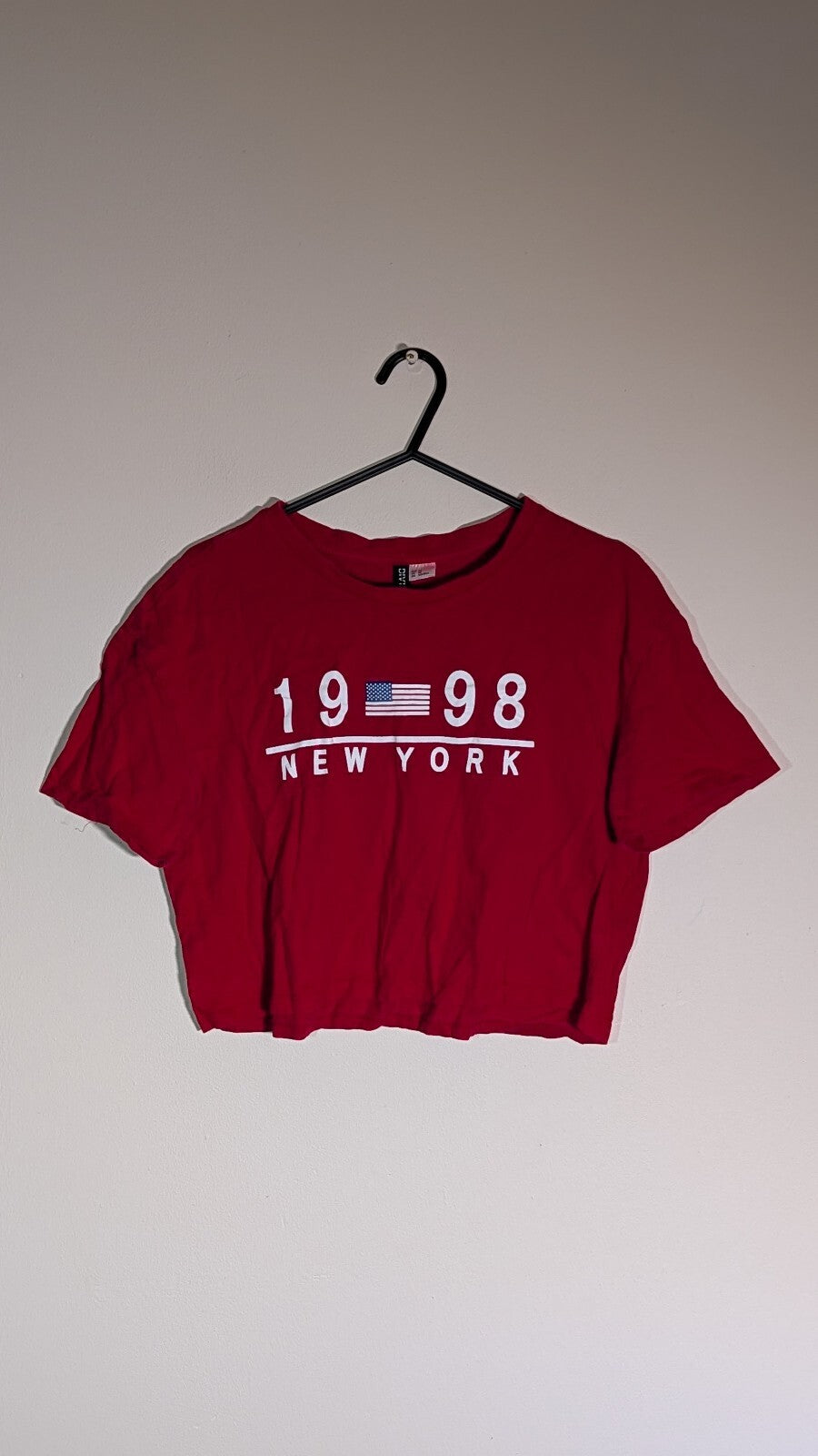 H&M Women's T Shirt - Red - Size XS