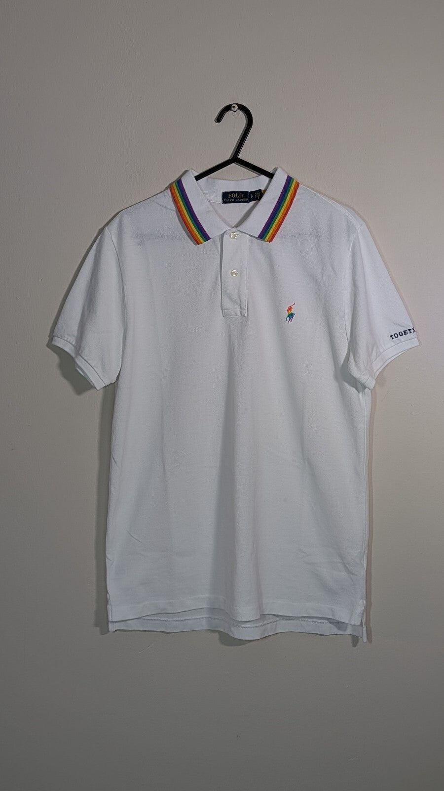 Ralph Lauren Men's Polo T Shirt - White - Size Small