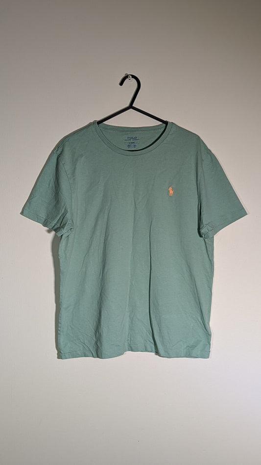 Ralph Lauren Men's T Shirt - Green - Size Medium