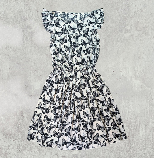 New Look Women's Butterfly Dress - Black - Size 12
