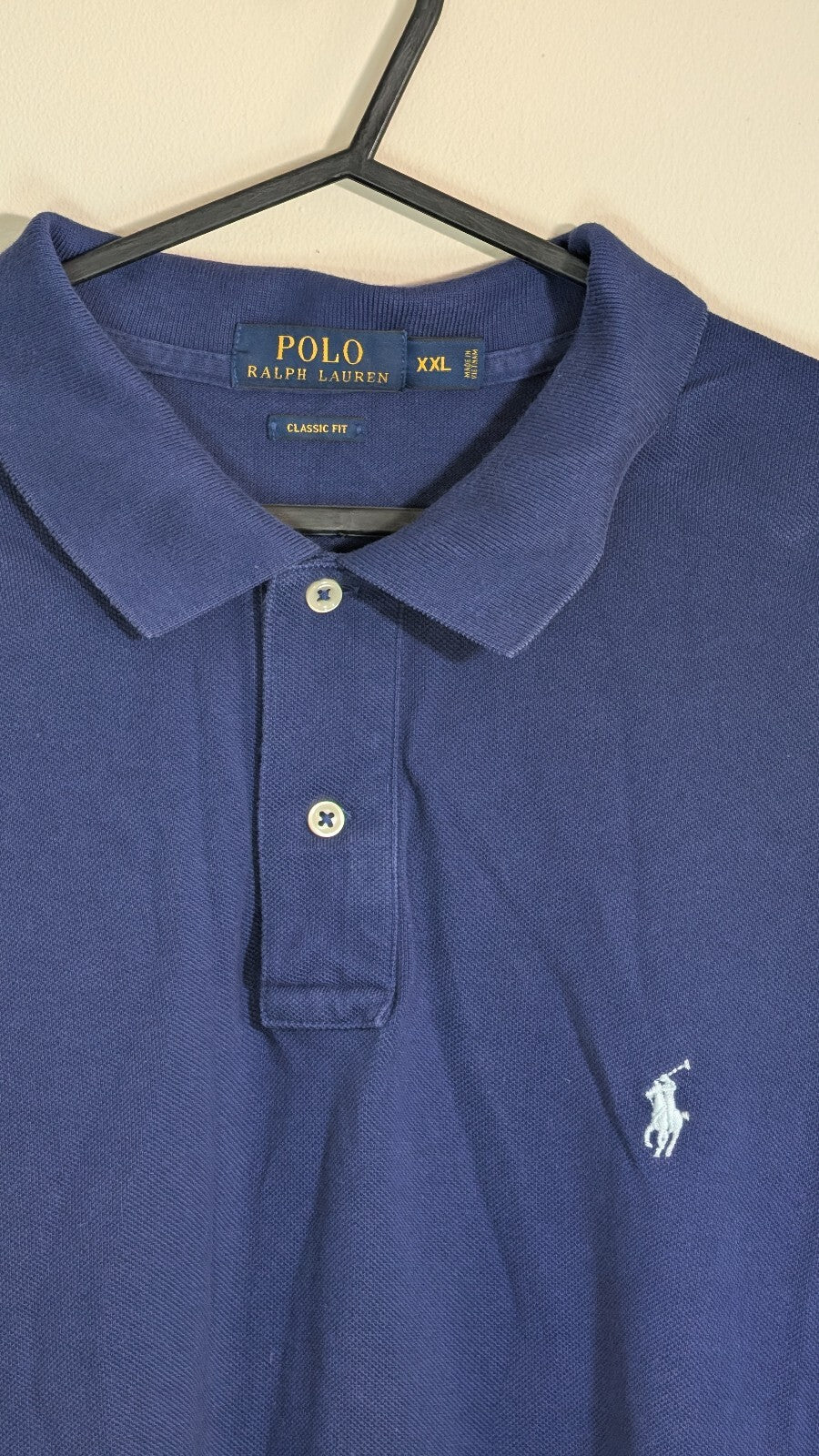 Ralph Lauren Men's Classic Fit Polo T Shirt - Blue - Size XXL