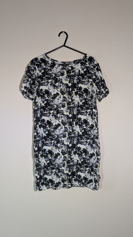 Miss Selfridge Women's Floral Dress - Black - Size 10