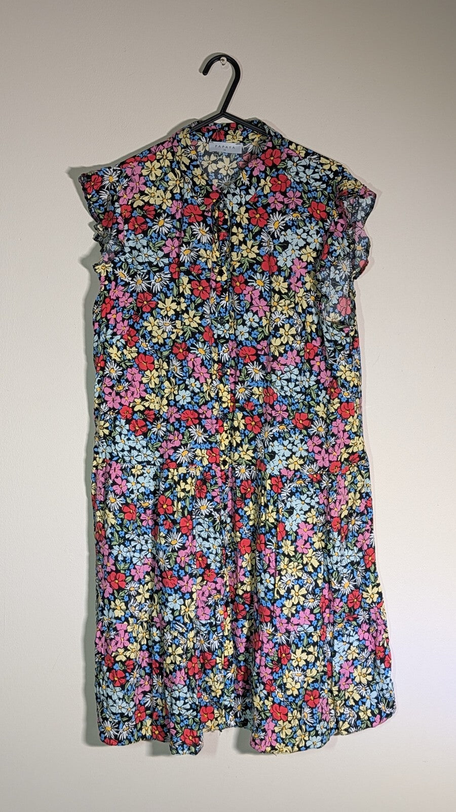 Papaya Women's Floral Dress - Multicoloured - Size 14