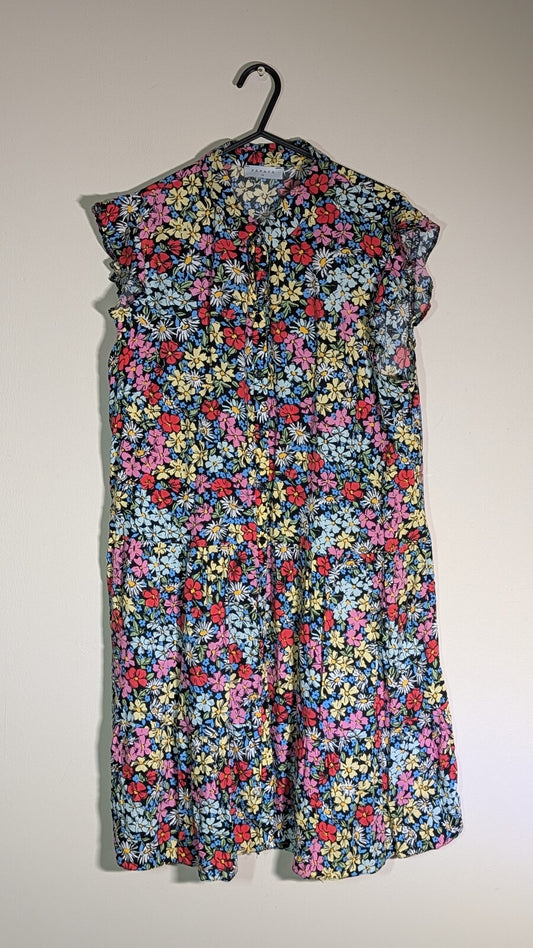 Papaya Women's Floral Dress - Multicoloured - Size 14