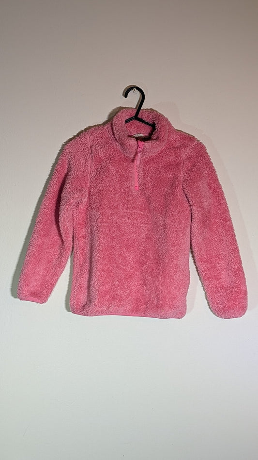 Mountain Warehouse Kid's Girls 1/4 Zip Jumper - Pink - Size 7-8 Years