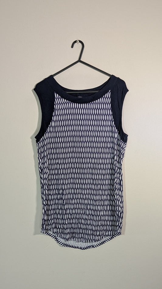 Tu Women's Vest T Shirt - Blue - Size 14