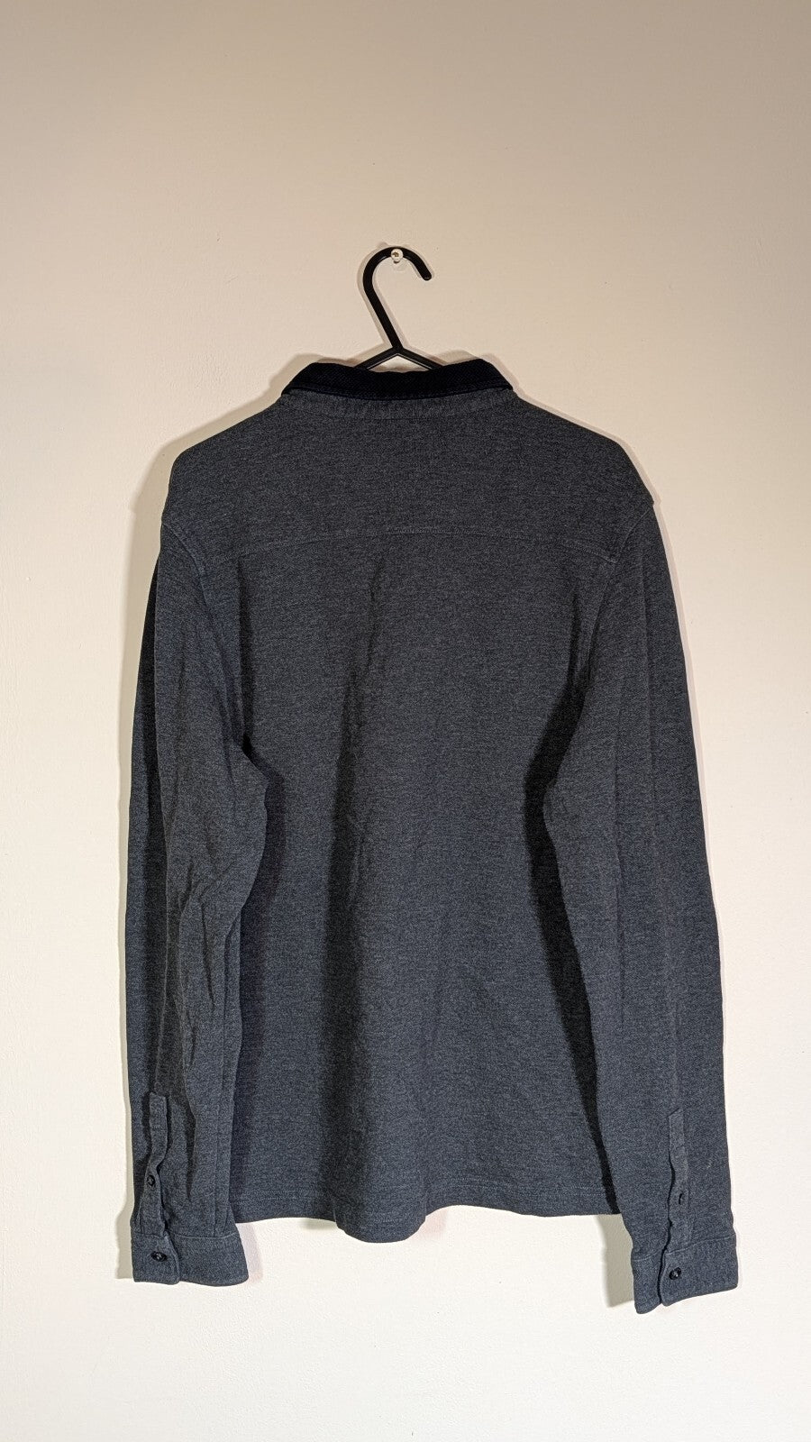 Fred Perry Men's Slim Fit Polo T Shirt - Grey - Size Large