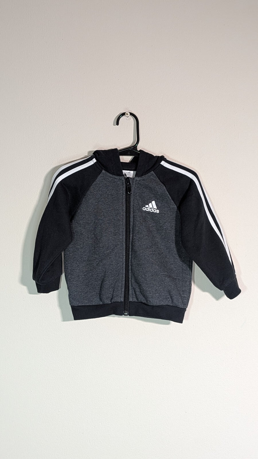 Adidas Kid's Boys Jacket - Grey - Size 6-8 Months