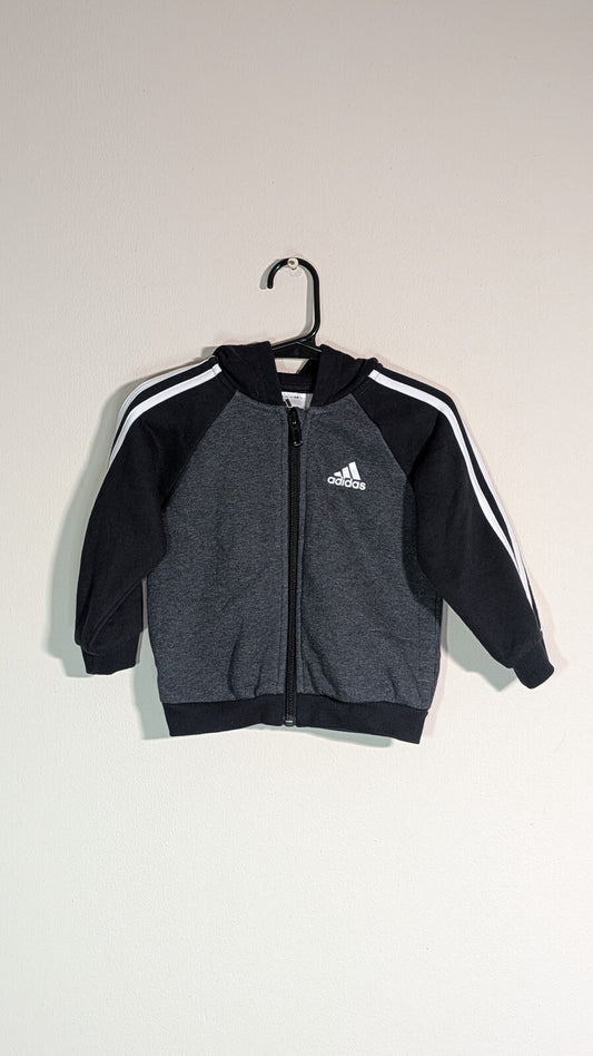 Adidas Kid's Boys Jacket - Grey - Size 6-8 Months