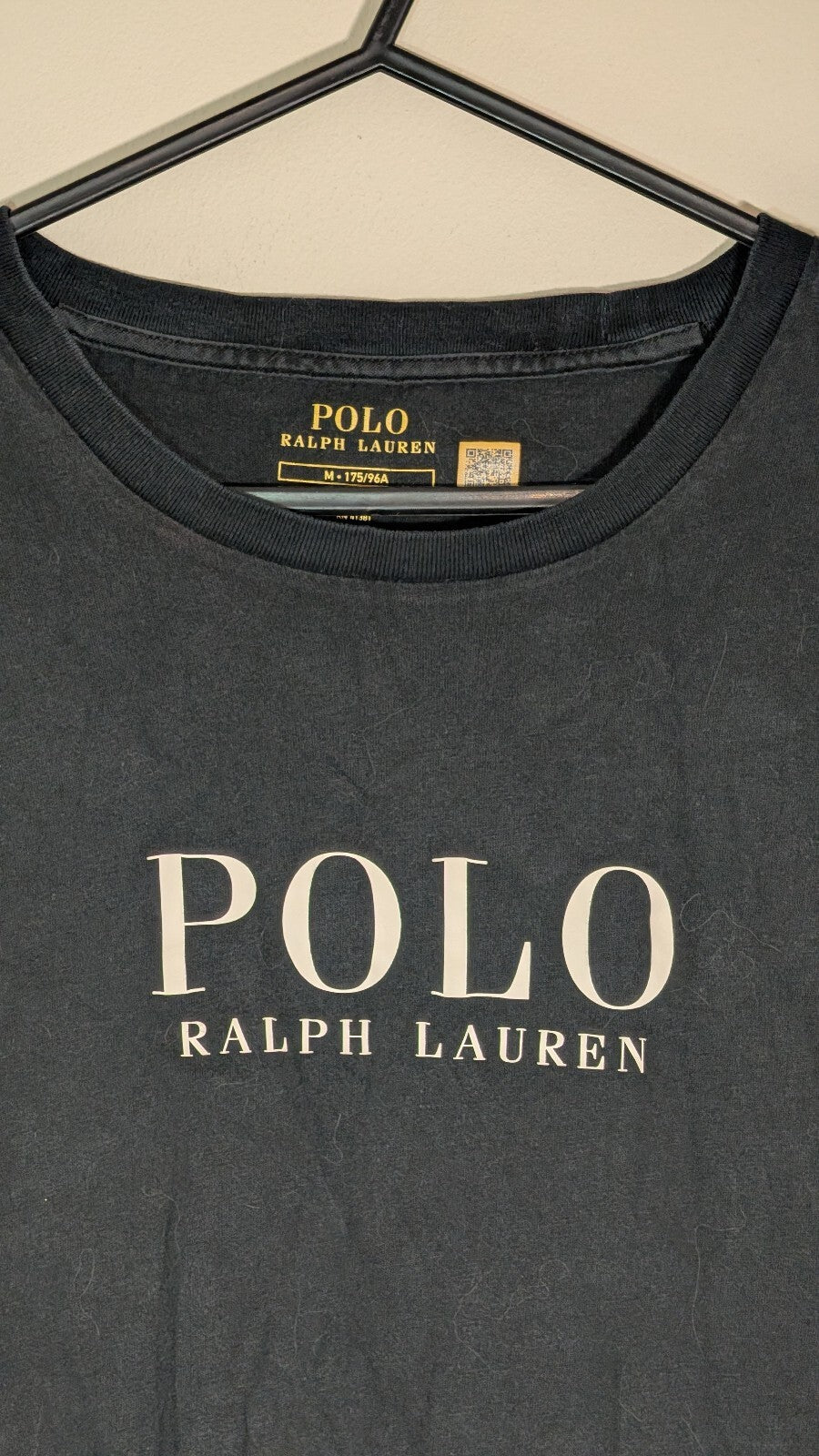 Ralph Lauren Men's T Shirt - Black - Size Medium