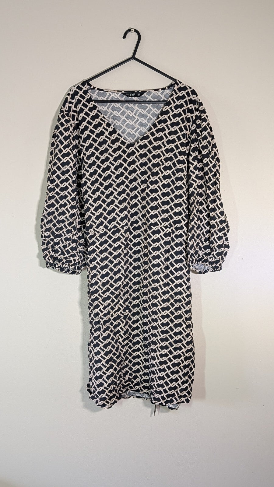 F&F Women's Dress - Black - Size 16