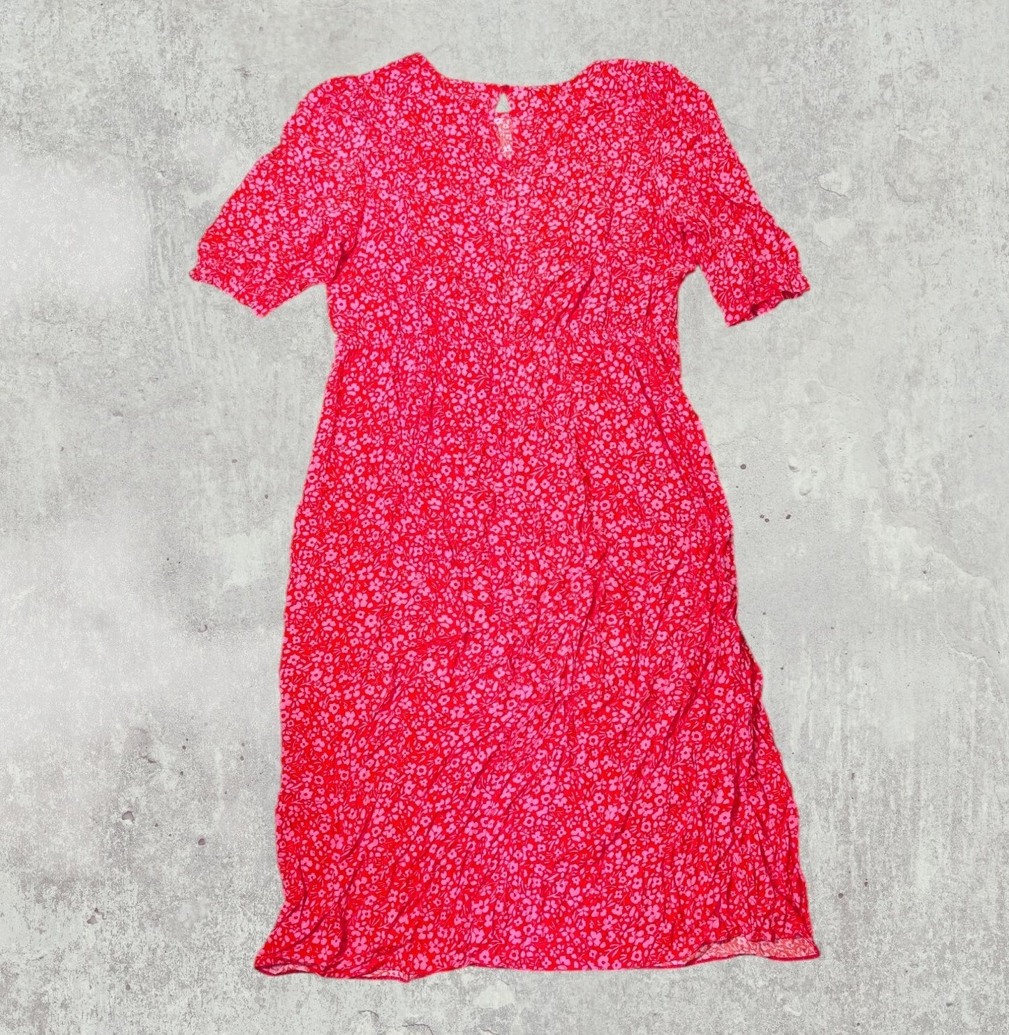 Papaya Women's Floral Dress - Red - Size 16