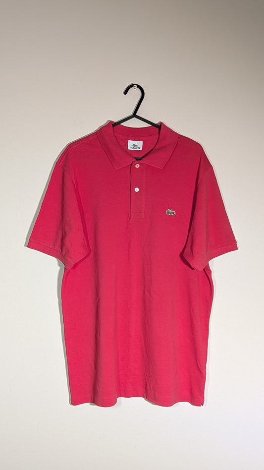 Lacoste Men's Polo T Shirt - Red - Size 4 / Medium