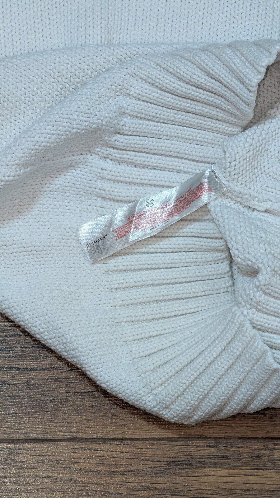 Primark Women's Sweatshirt Jumper - White - Size XS