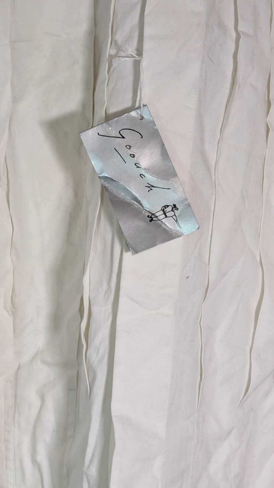 Goouch Men's Shirt - White - Size Medium