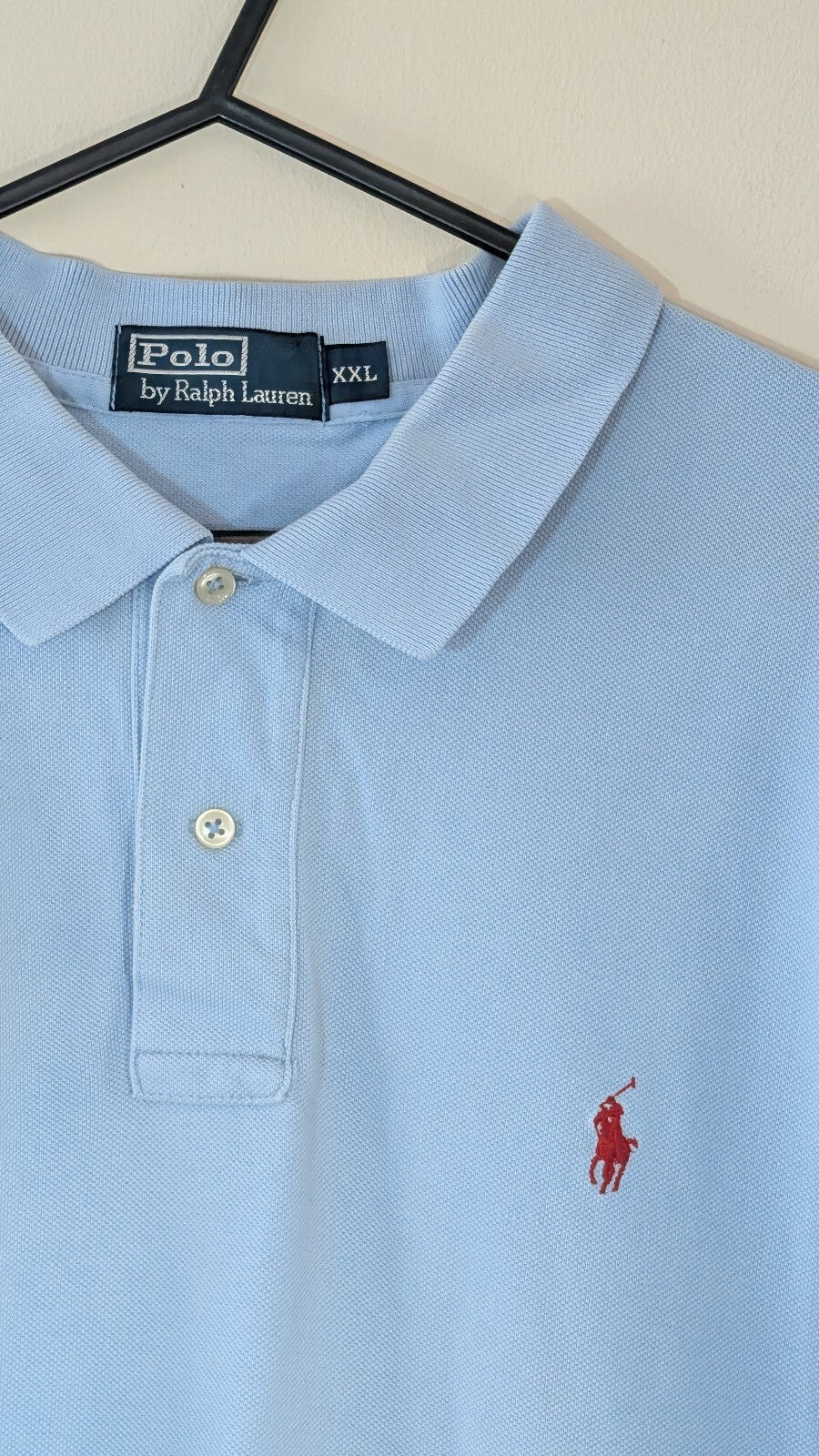 Ralph Lauren Men's Polo T Shirt - Blue - Size XXL