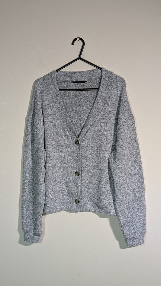 George Women's Cardigan - Grey - Size Medium