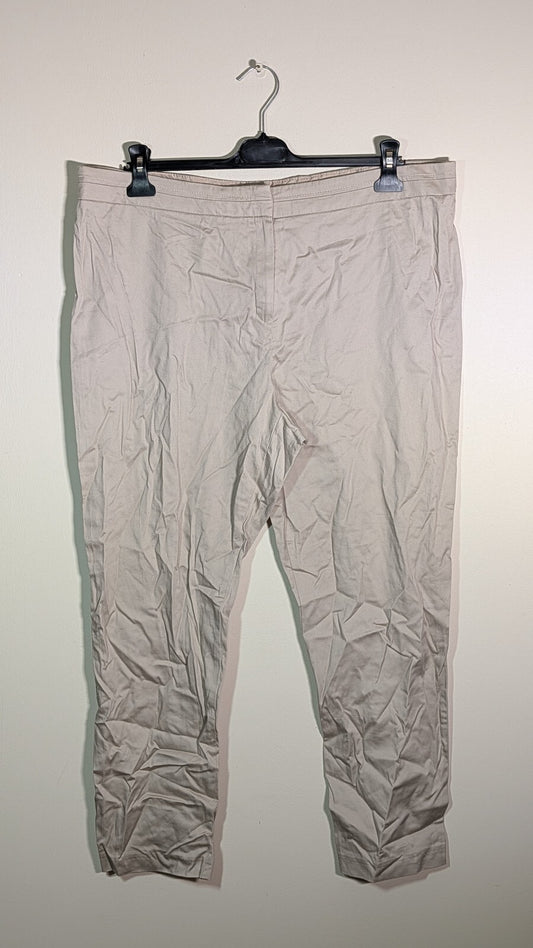 F&F Women's Chino Trousers - Beige - Size 18
