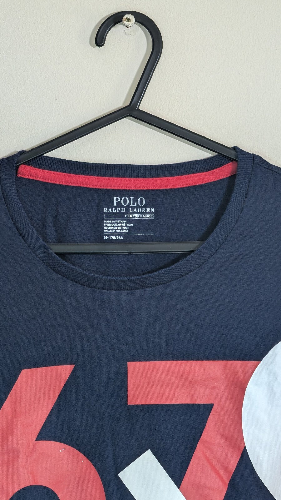 Ralph Lauren Men's T Shirt - Navy - Size Medium
