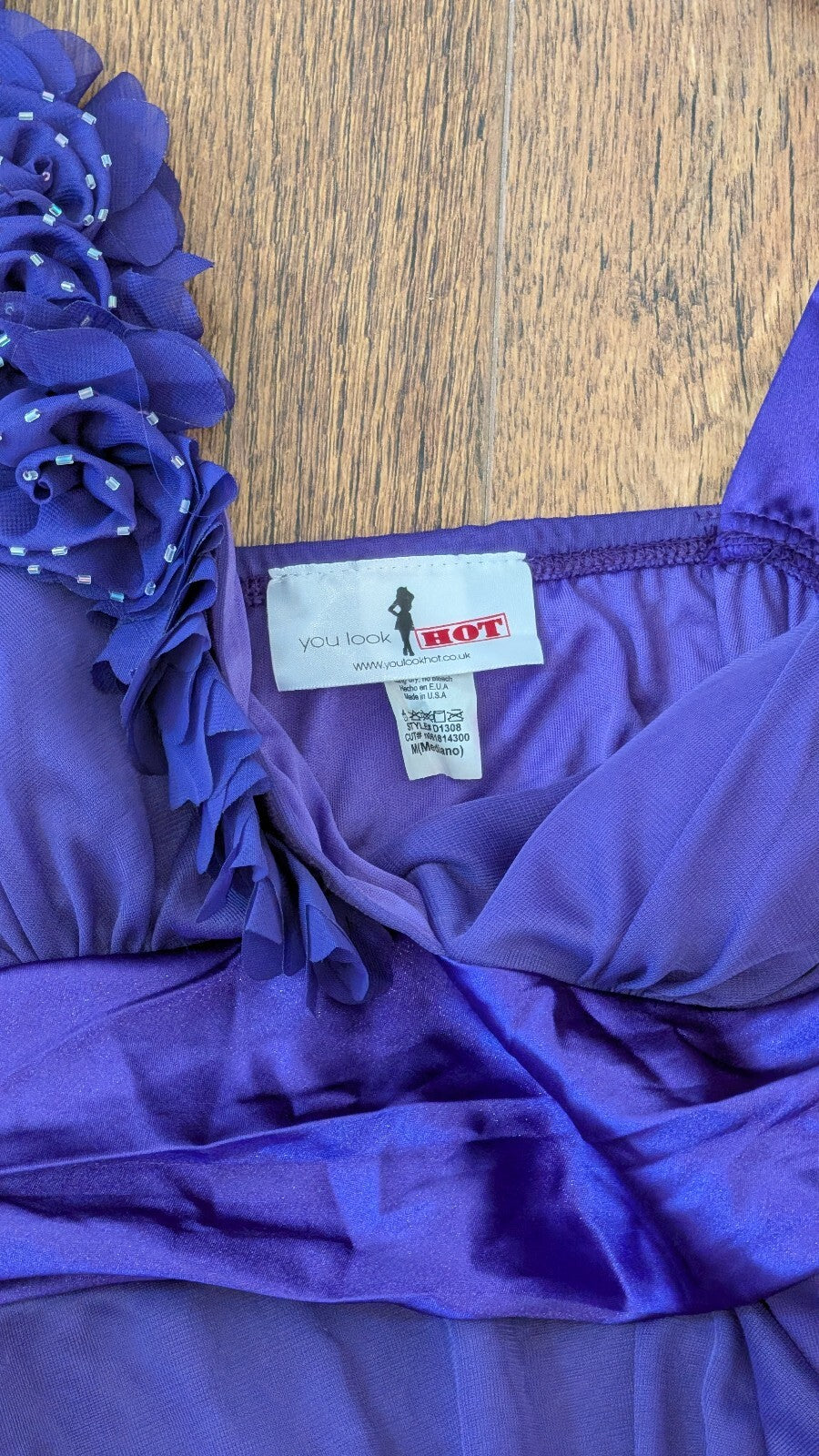 You Look Hot Women's Dress - Purple - Size Medium