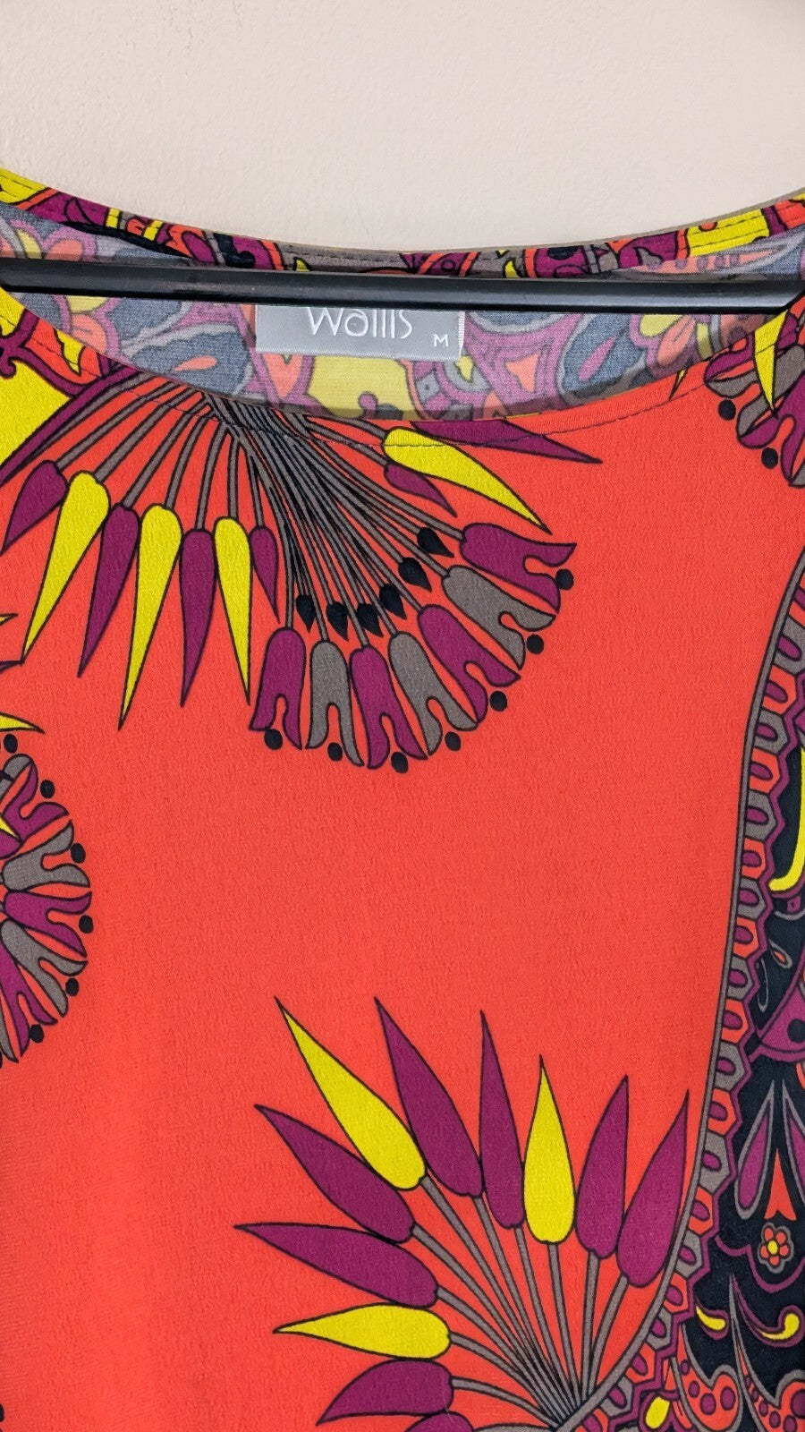 Wallis Women's Dress - Orange - Size Medium