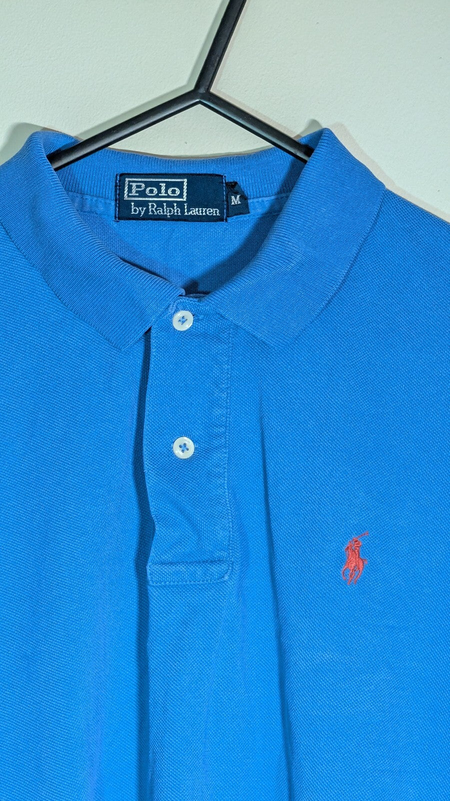 Ralph Lauren Men's Polo T Shirt - Blue - Size Medium
