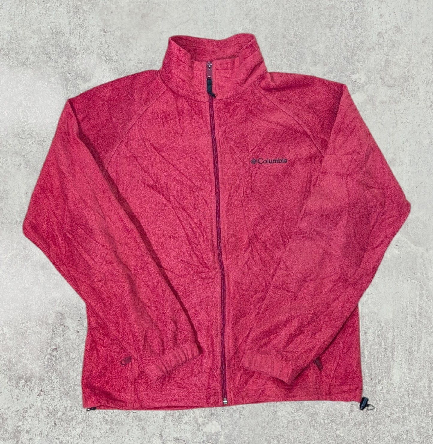 Columbia Women's Fleece Jacket - Red - Size Small