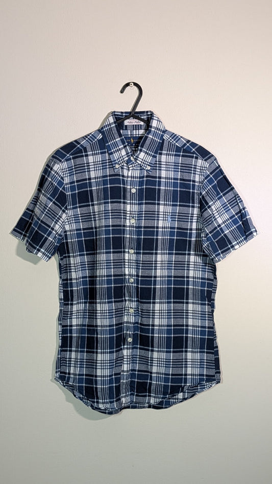 Ralph Lauren Men's Classic Fit Check Shirt - Blue - Size Small