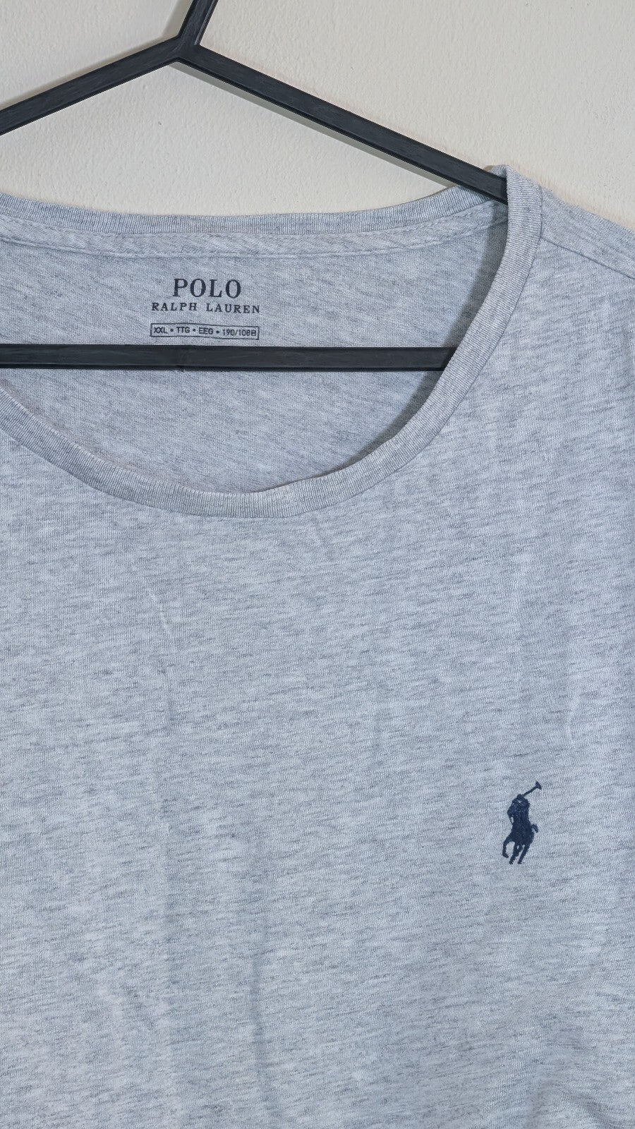 Ralph Lauren Men's T Shirt - Grey - Size XXL