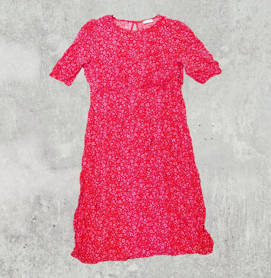 Papaya Women's Floral Dress - Red - Size 16