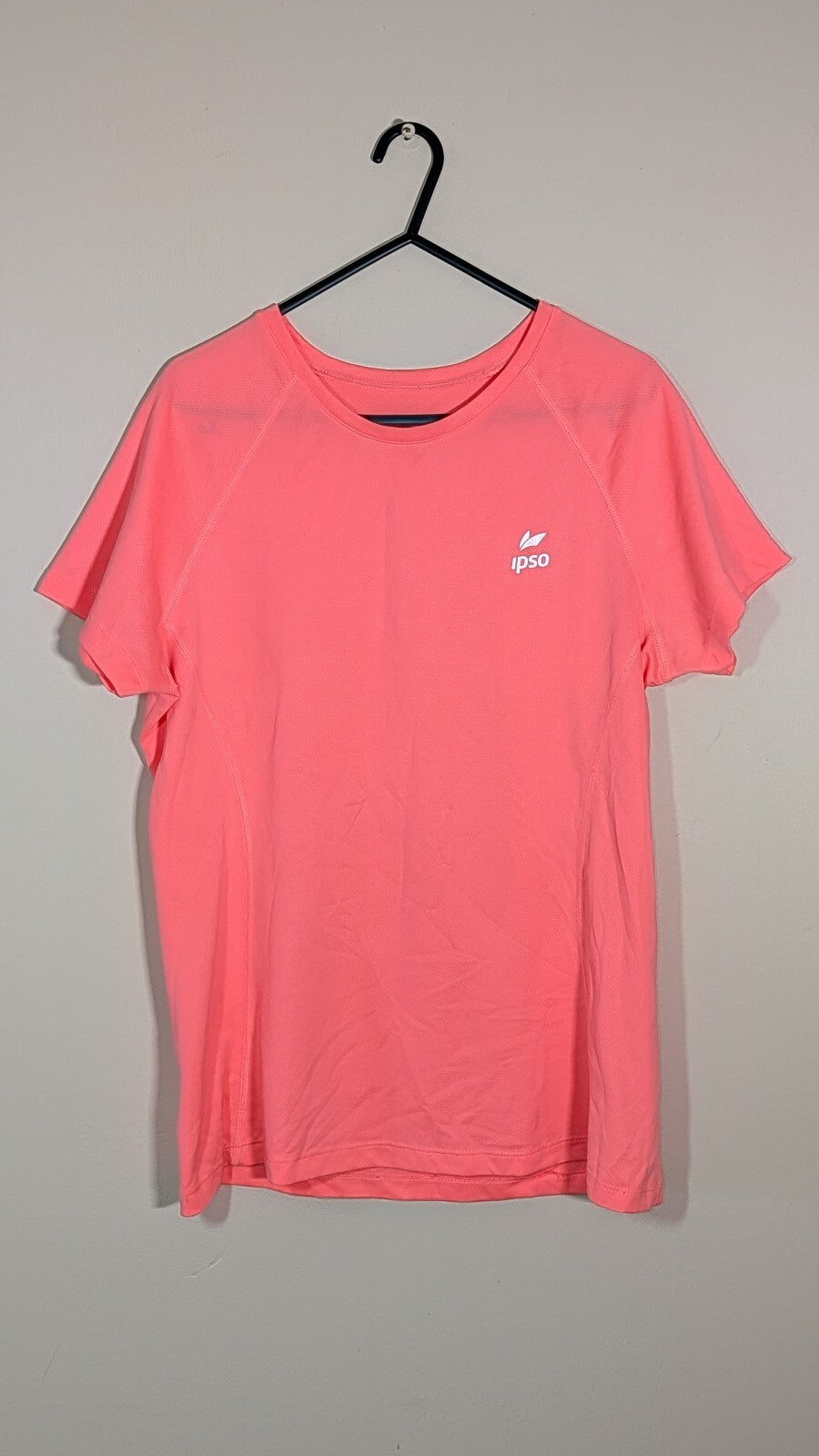 Ipso Women's Gym T Shirt - Pink - Size XL