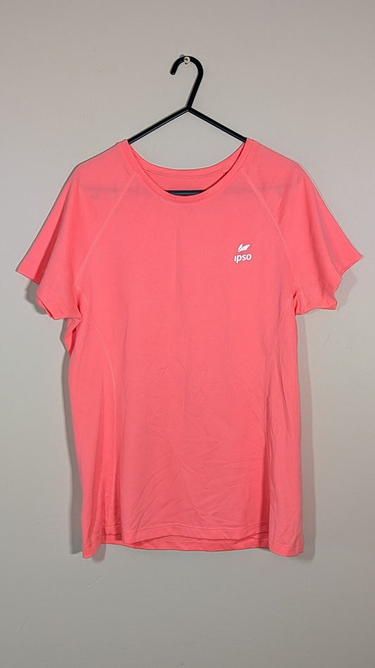 Ipso Women's Gym T Shirt - Pink - Size XL