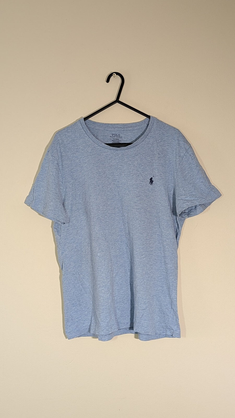 Ralph Lauren Men's Custom Slim Fit T Shirt - Blue - Size Medium