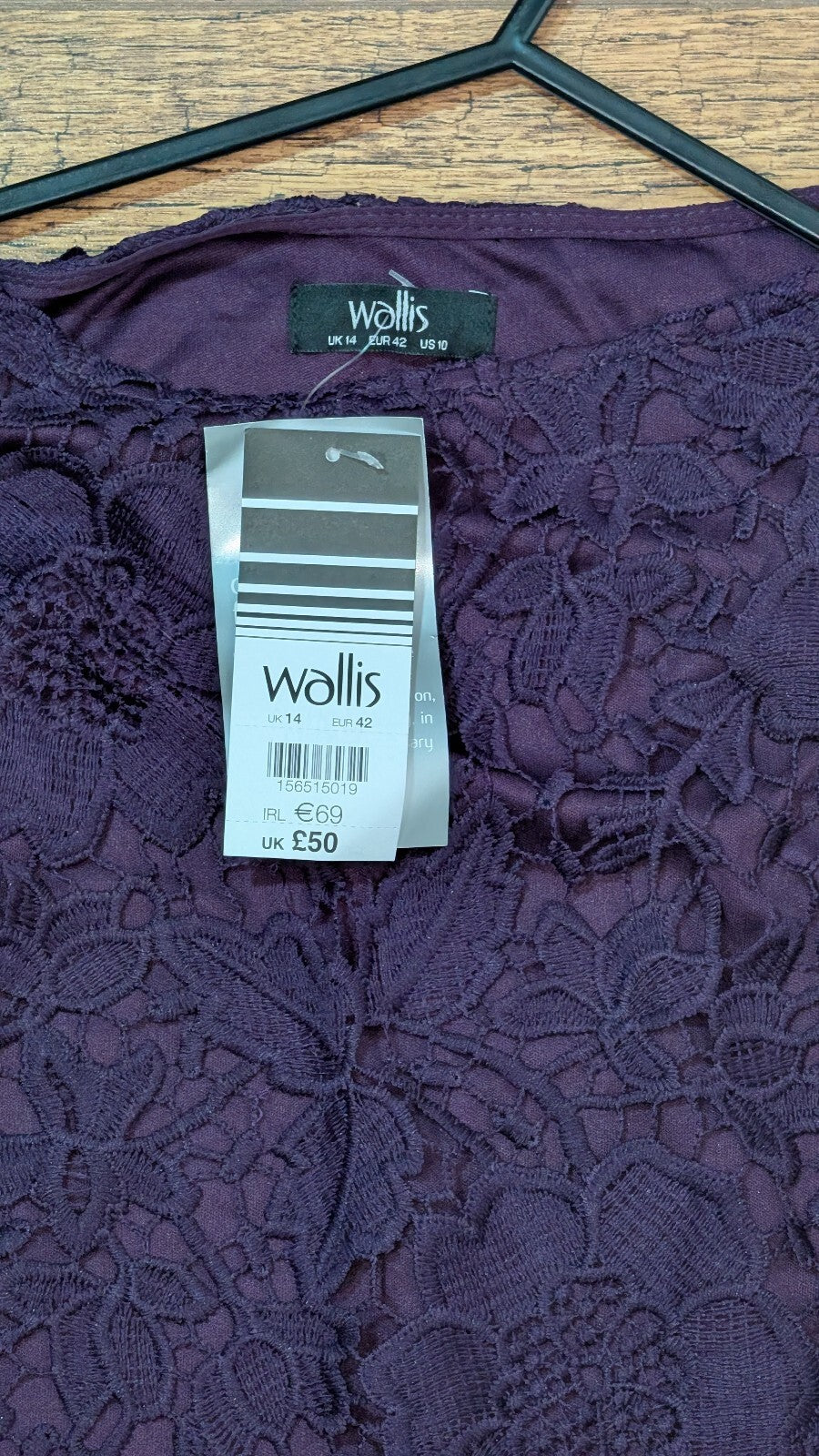 Wallis Women's Dress - Purple - Size 14