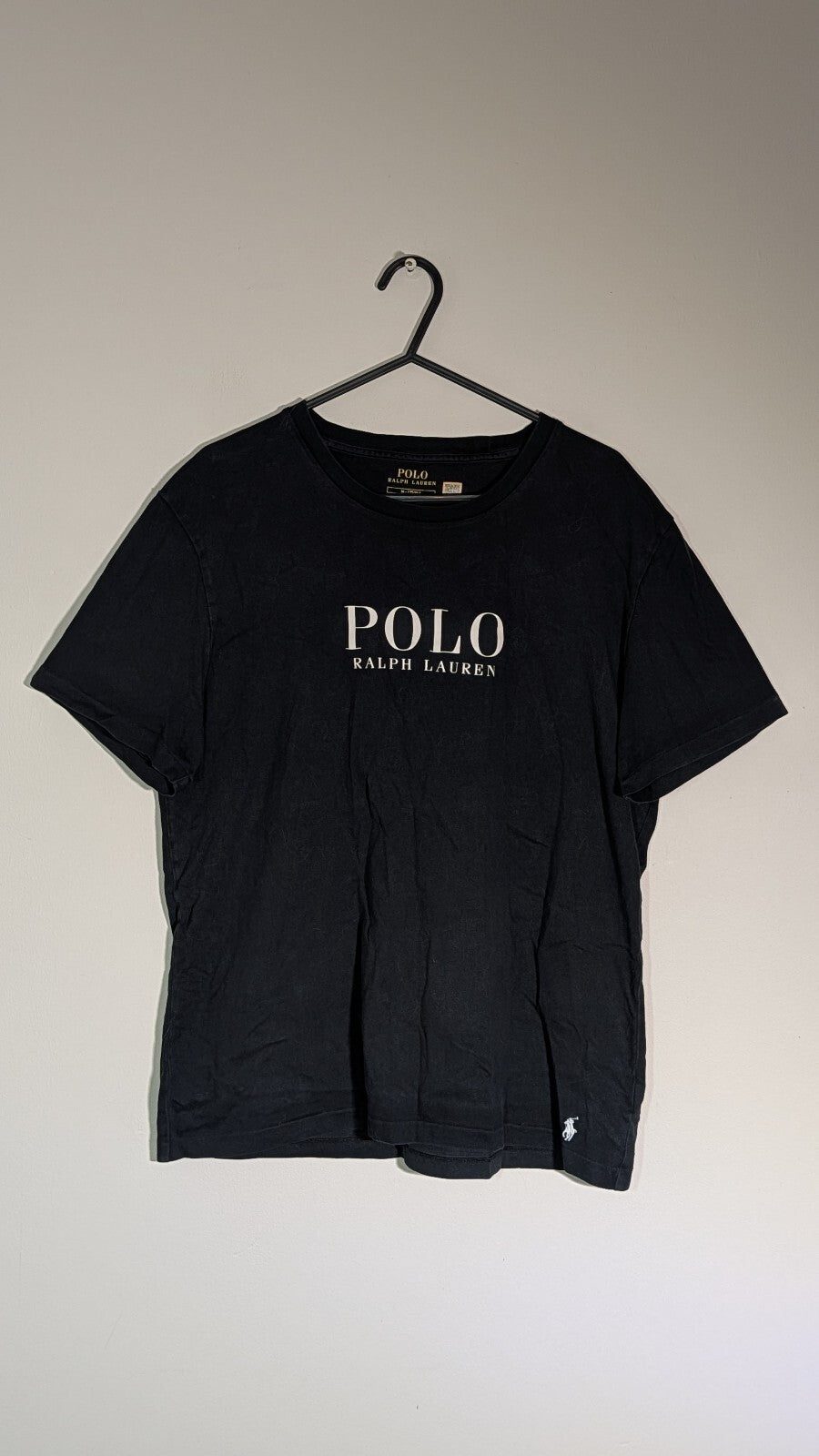 Ralph Lauren Men's T Shirt - Black - Size Medium
