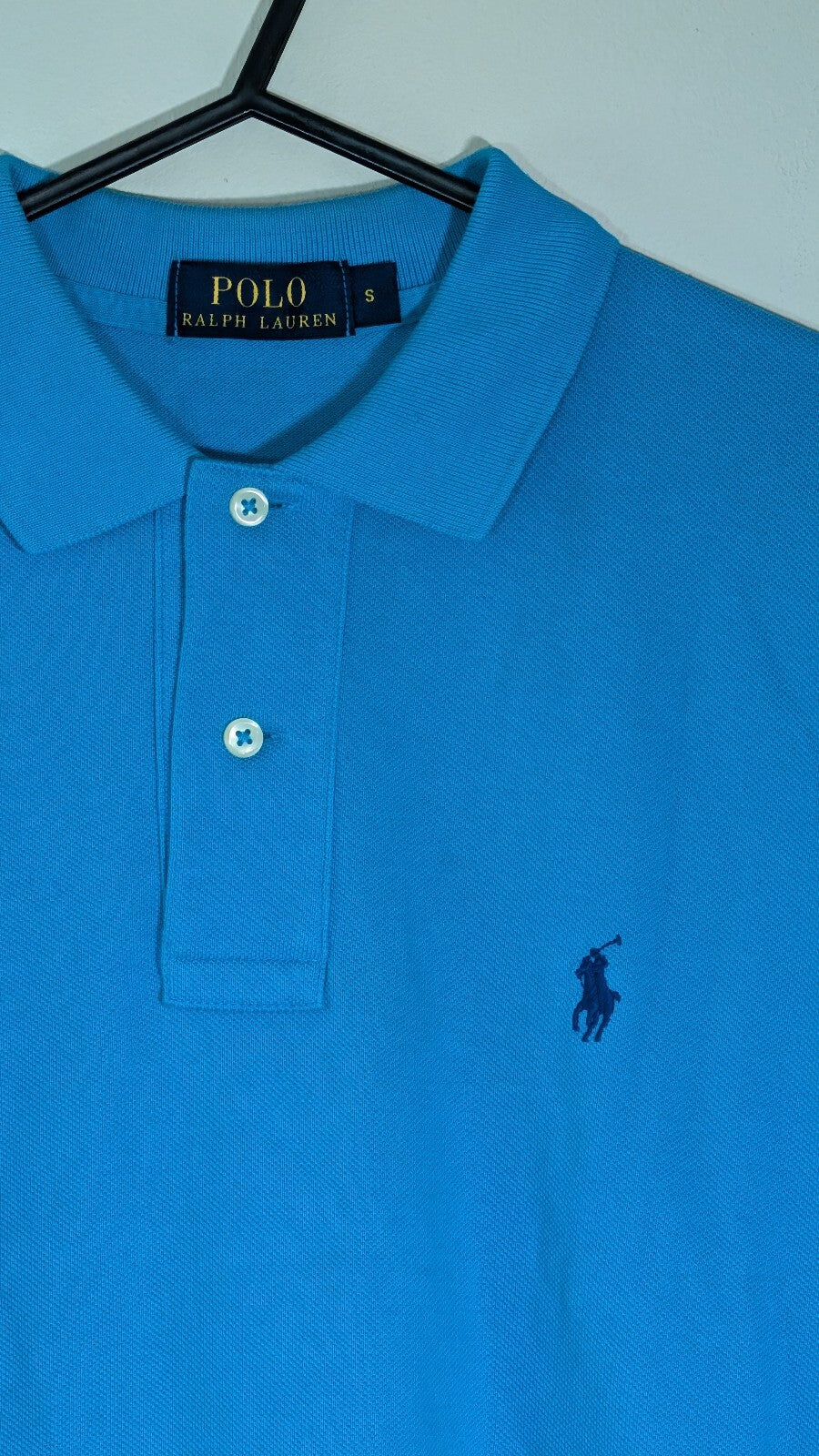 Ralph Lauren Men's Polo T Shirt - Blue - Size Small
