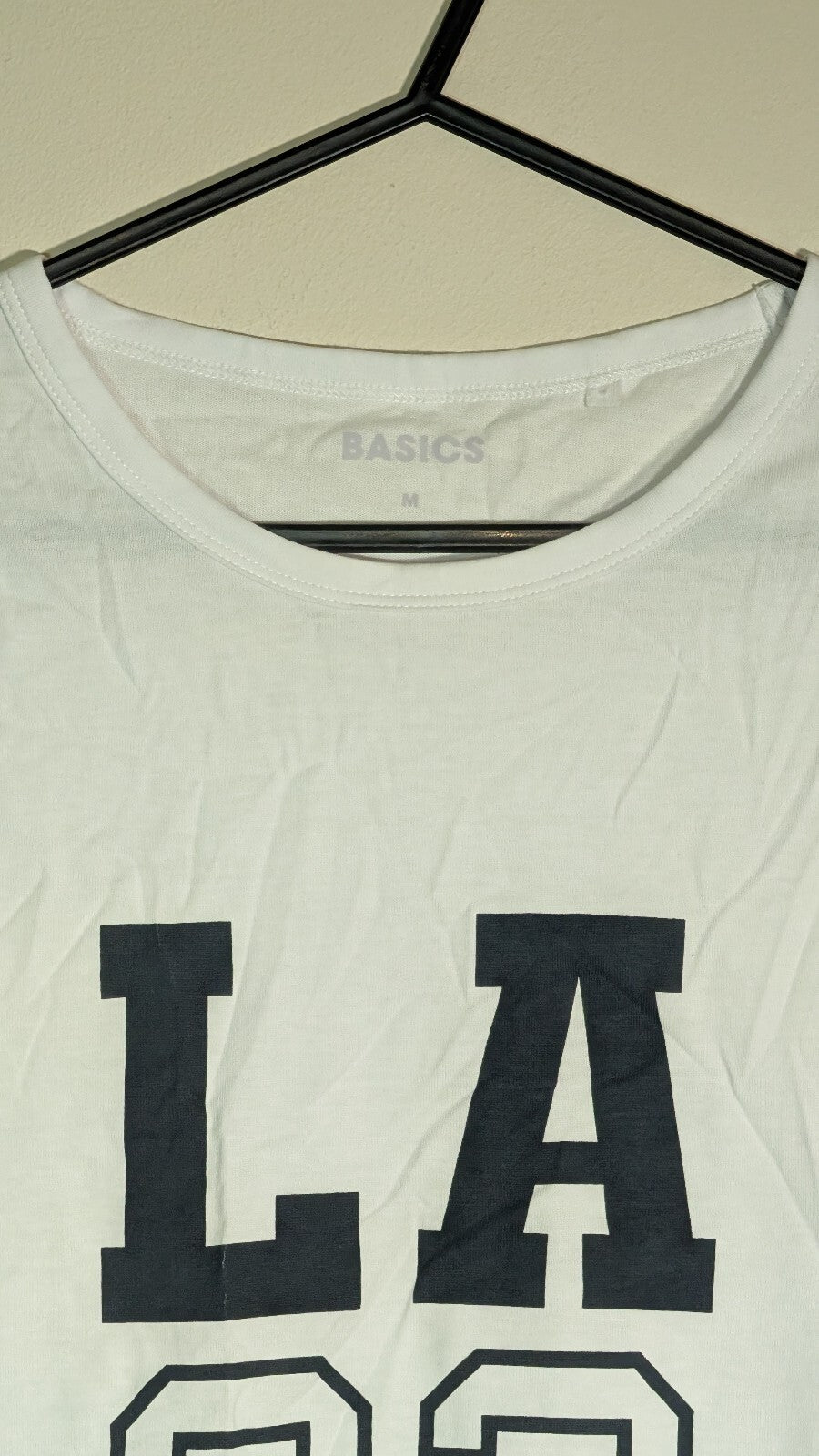 Basics Women's T Shirt - White - Size Medium