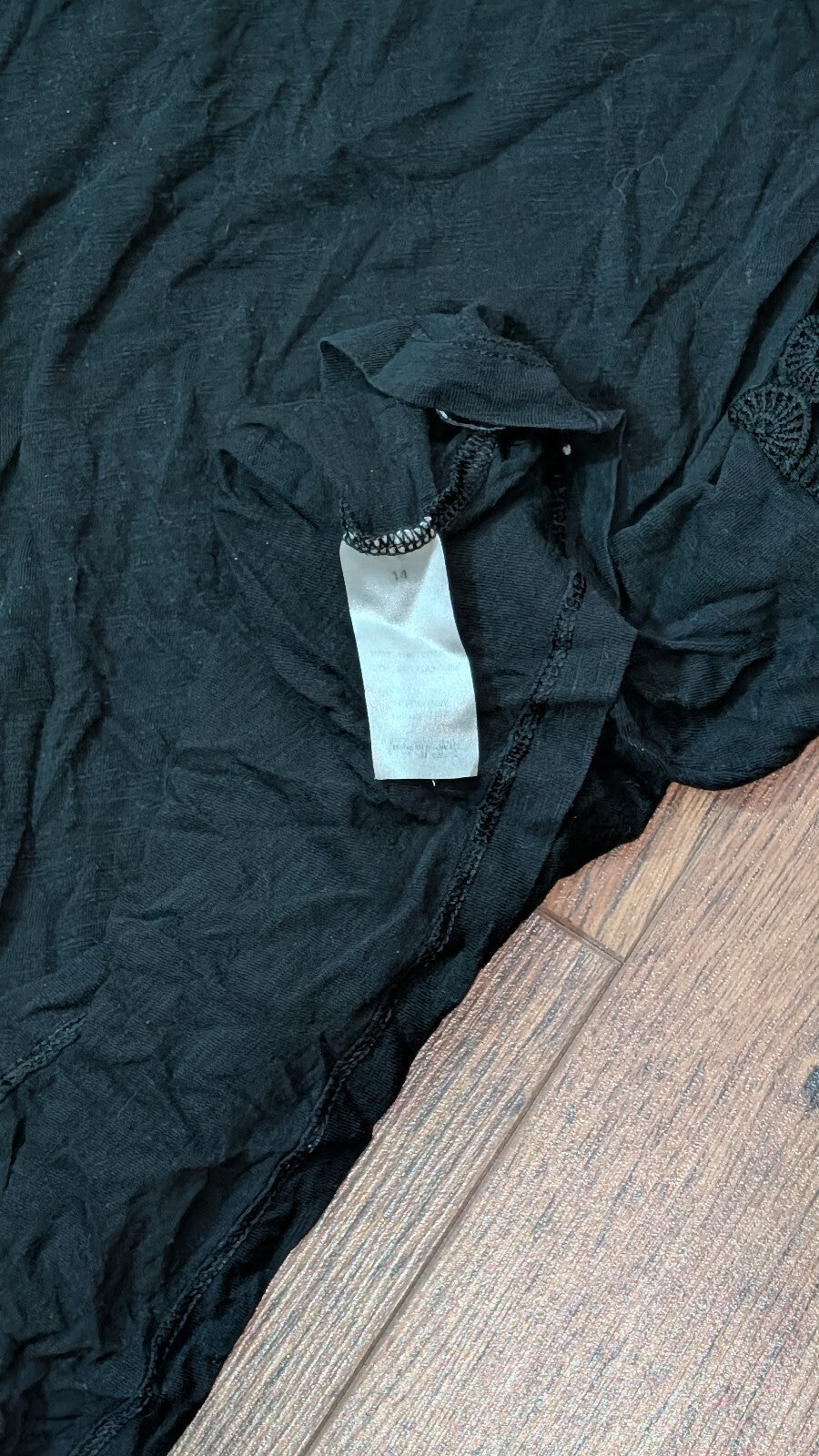 Papaya Women's Vest T Shirt - Black - Size 14