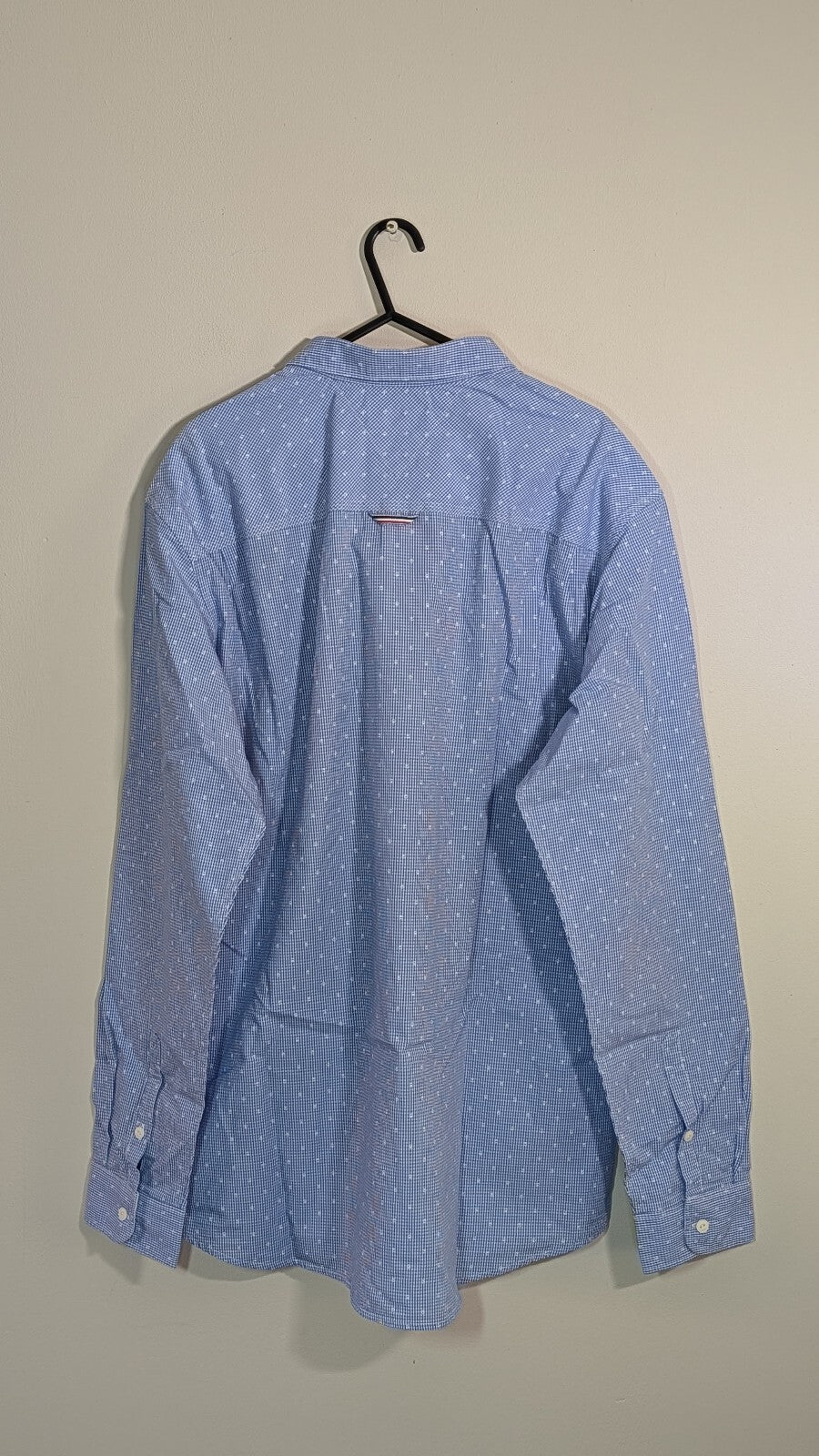 Tommy Hilfiger Men's Check Shirt - Blue - Size XL