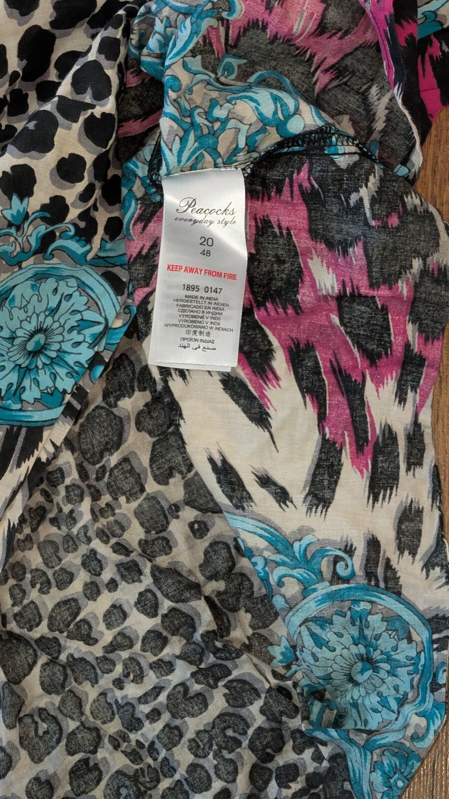 Peacocks Women's Top - Blue - Size 20