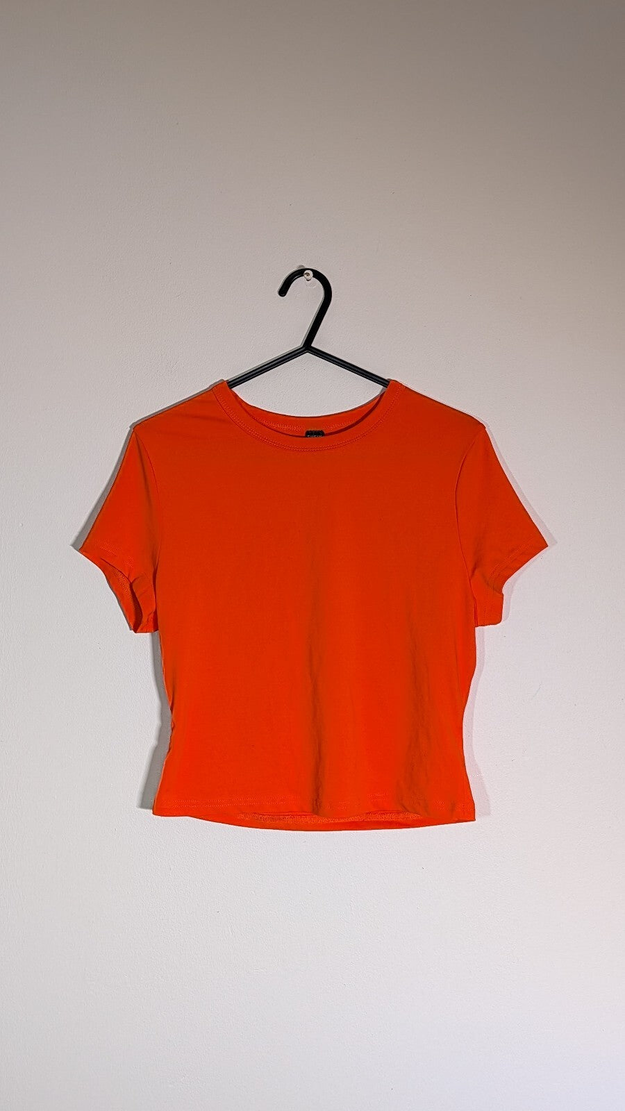 Shein Women's T Shirt - Orange - Size Large
