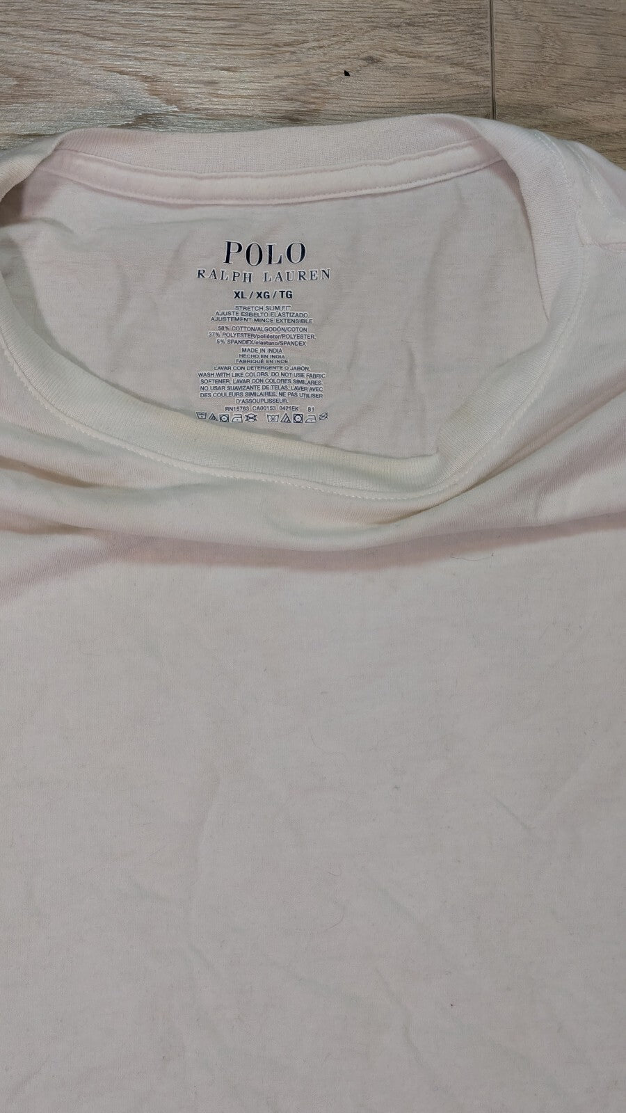 Ralph Lauren Men's Slim Fit T Shirt - White - Size XL