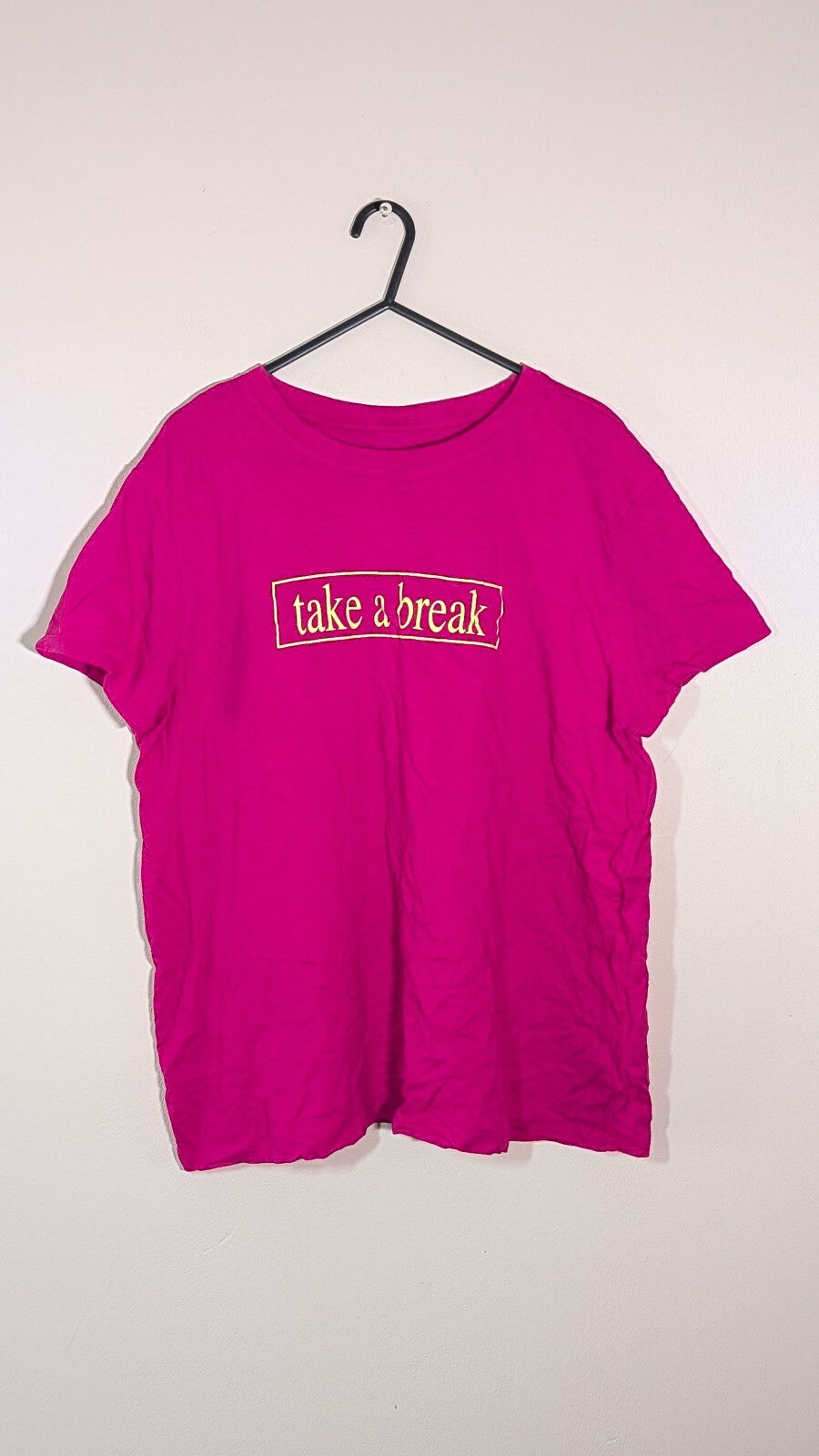 Primark Women's T Shirt - Pink - Size XL