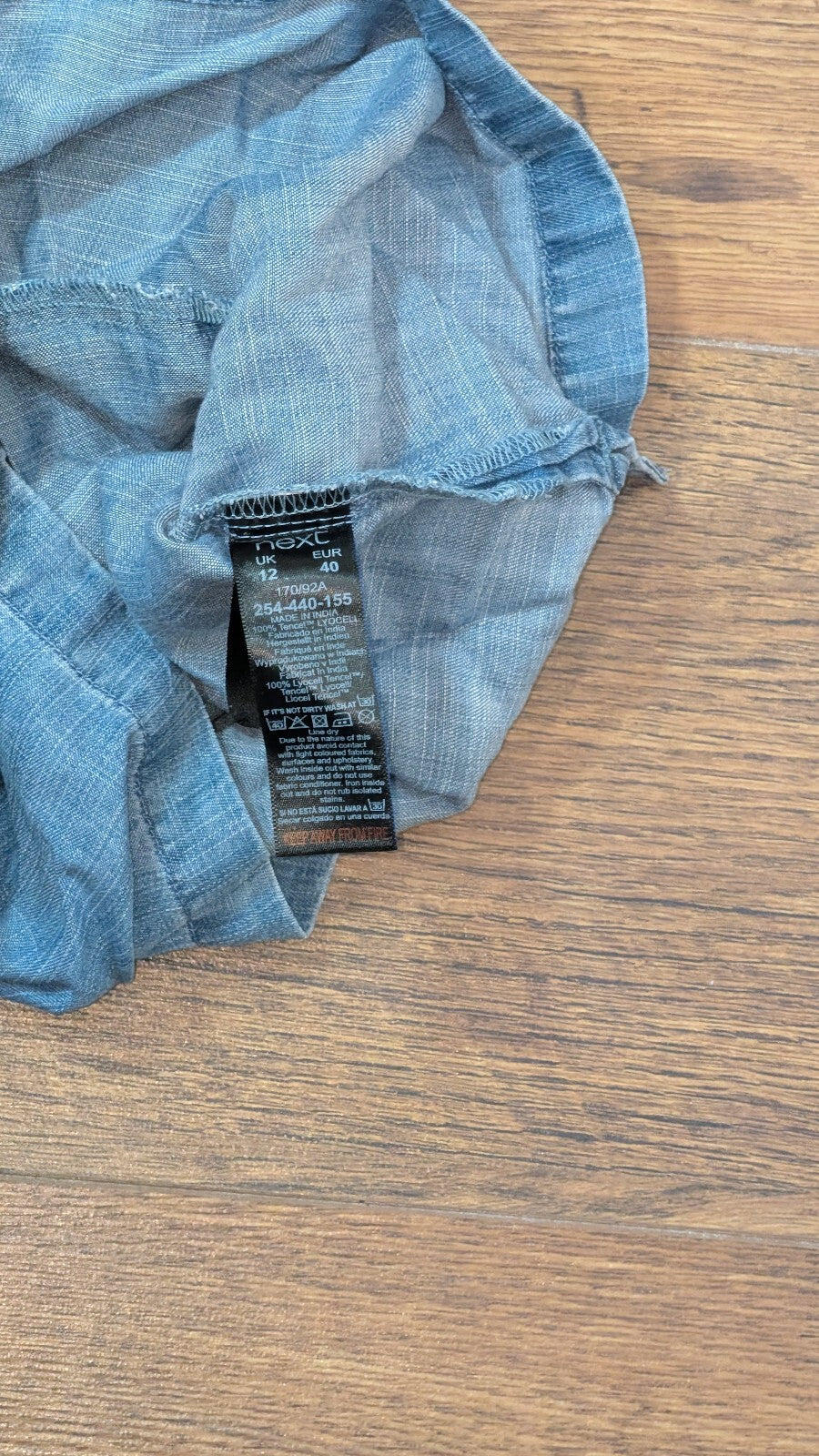 Next Women's Playsuit - Blue - Size 12
