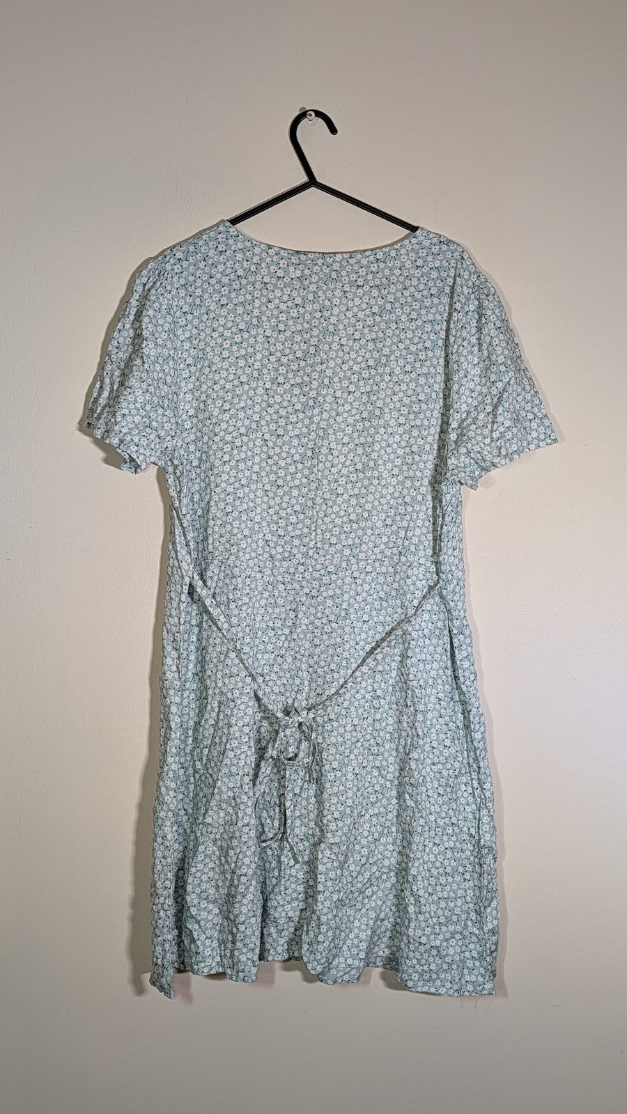 Peacocks Women's Floral Dress - Green - Size 14