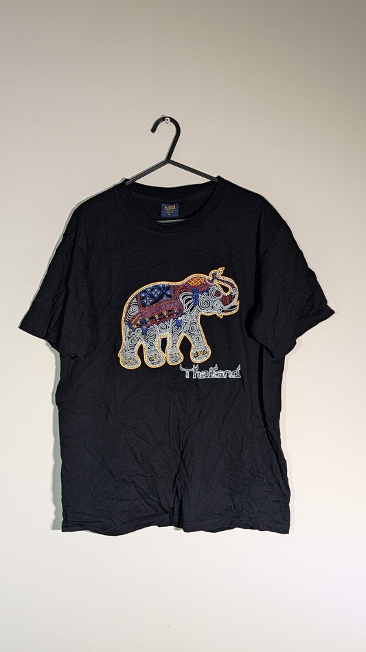 CM Charming Women's Thailand T Shirt - Black - Size Large
